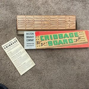 Vintage cribbage board 1950,s